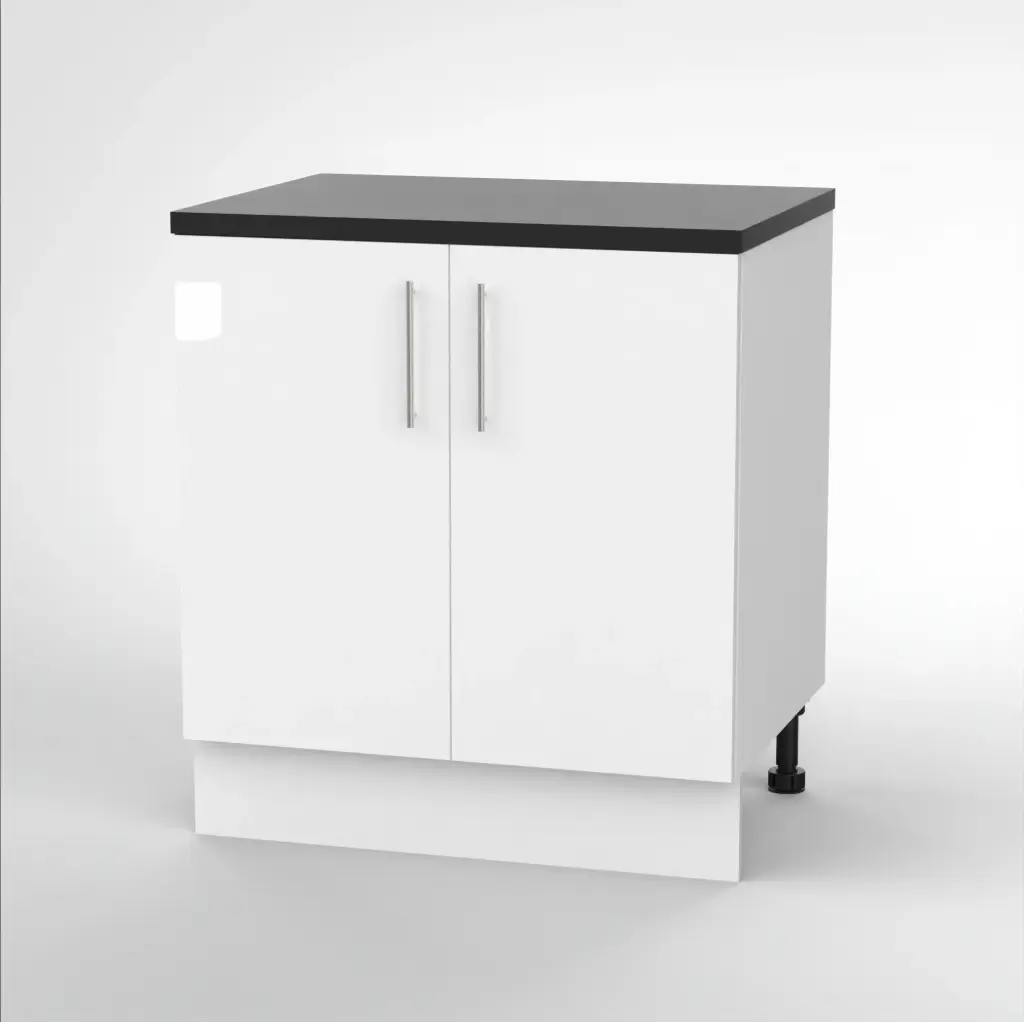 800mm cabinet (Geneva gloss white)