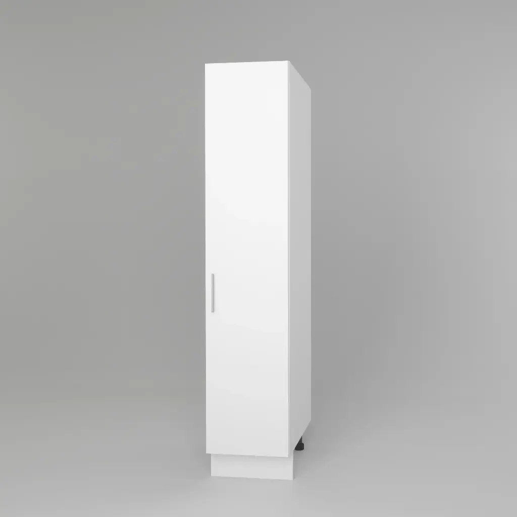 450mm pantry 1 door cabinet (Geneva gloss white)