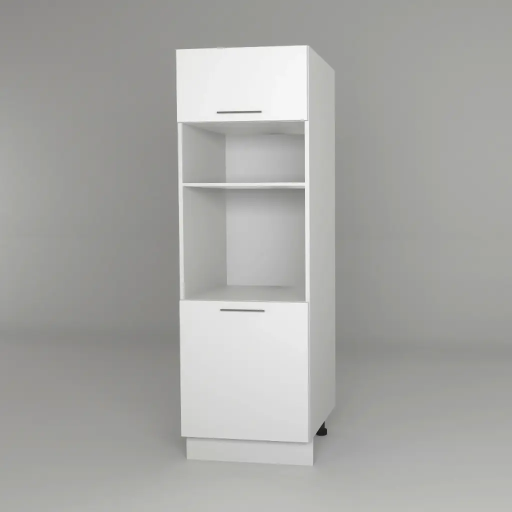 600mm oven tower cabinet (Geneva gloss white)