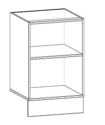600mm base cabinet body