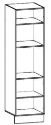600mm oven tower body