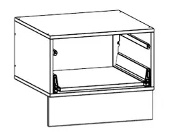 600mm dishwasher drawer 458mm high body