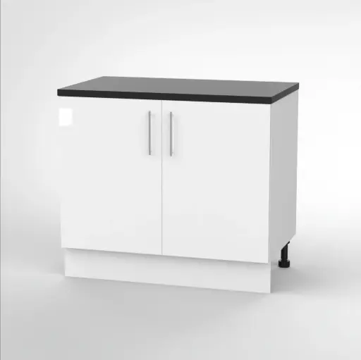 1000mm cabinet (Avant glossy white)