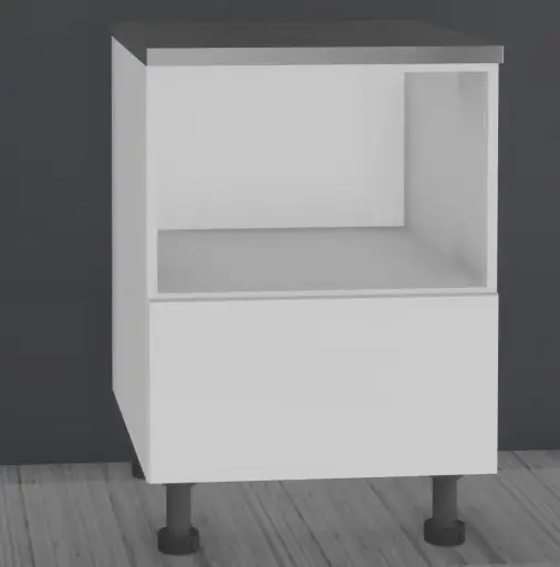 600mm 1 drawer front 284mm