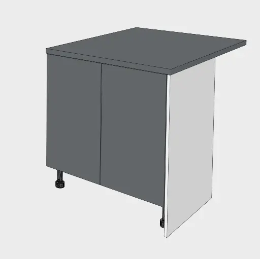 Breakfast bar end panel 870mm x 600mm