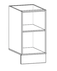 500mm base cabinet body