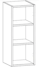 300mm wall cabinet body