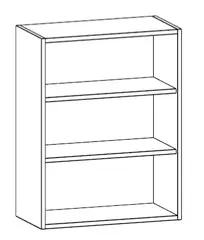 600mm wall cabinet body