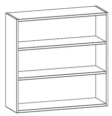 800mm wall cabinet body